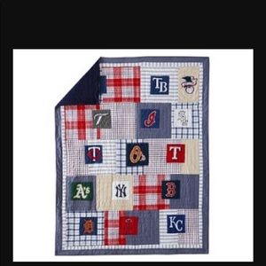 Potterybarn Kids Baseball Quilt F/Q